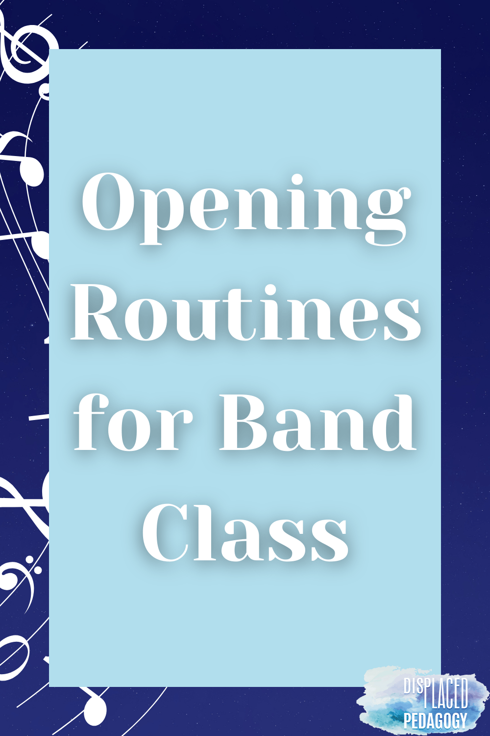 Opening Routines for Band&nbsp;Class